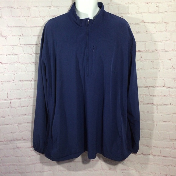 PGA Tour Navy Blue 1/4 Zip Pullover - Size XXL - Picture 1 of 8